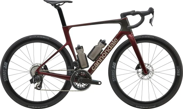 cannondale SuperSix EVO 3, (Gen.5) SRAM FORCE AXS, DT-Swiss ERC Carbon Laufräder, Farbe: Cherry Lacquer