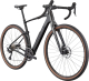 cannondale Topstone Carbon 3 GRX-2x12 -fach, smoke black