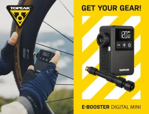 Topeak E-Booster Digital Mini-Pumpe