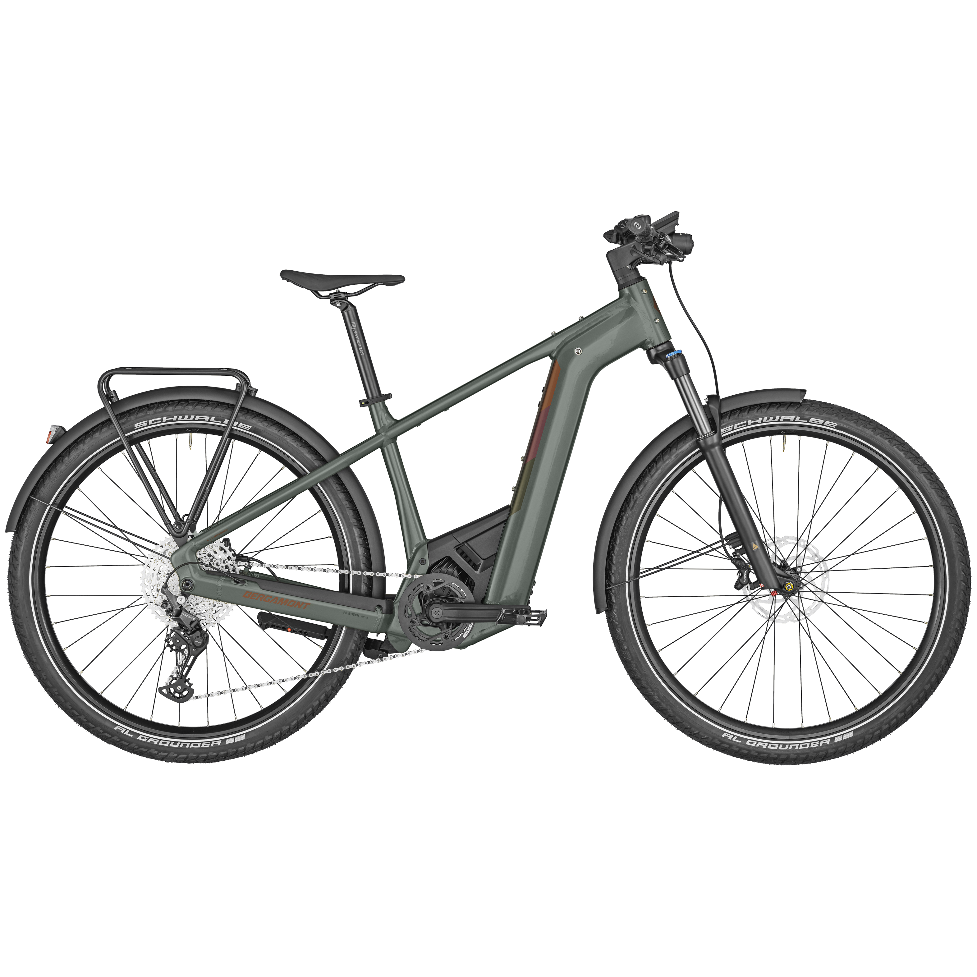 Bergamont E-Revox EXPERT EQ, MTB mit StvZo-Ausstattung. Farbe: shiny highland grey