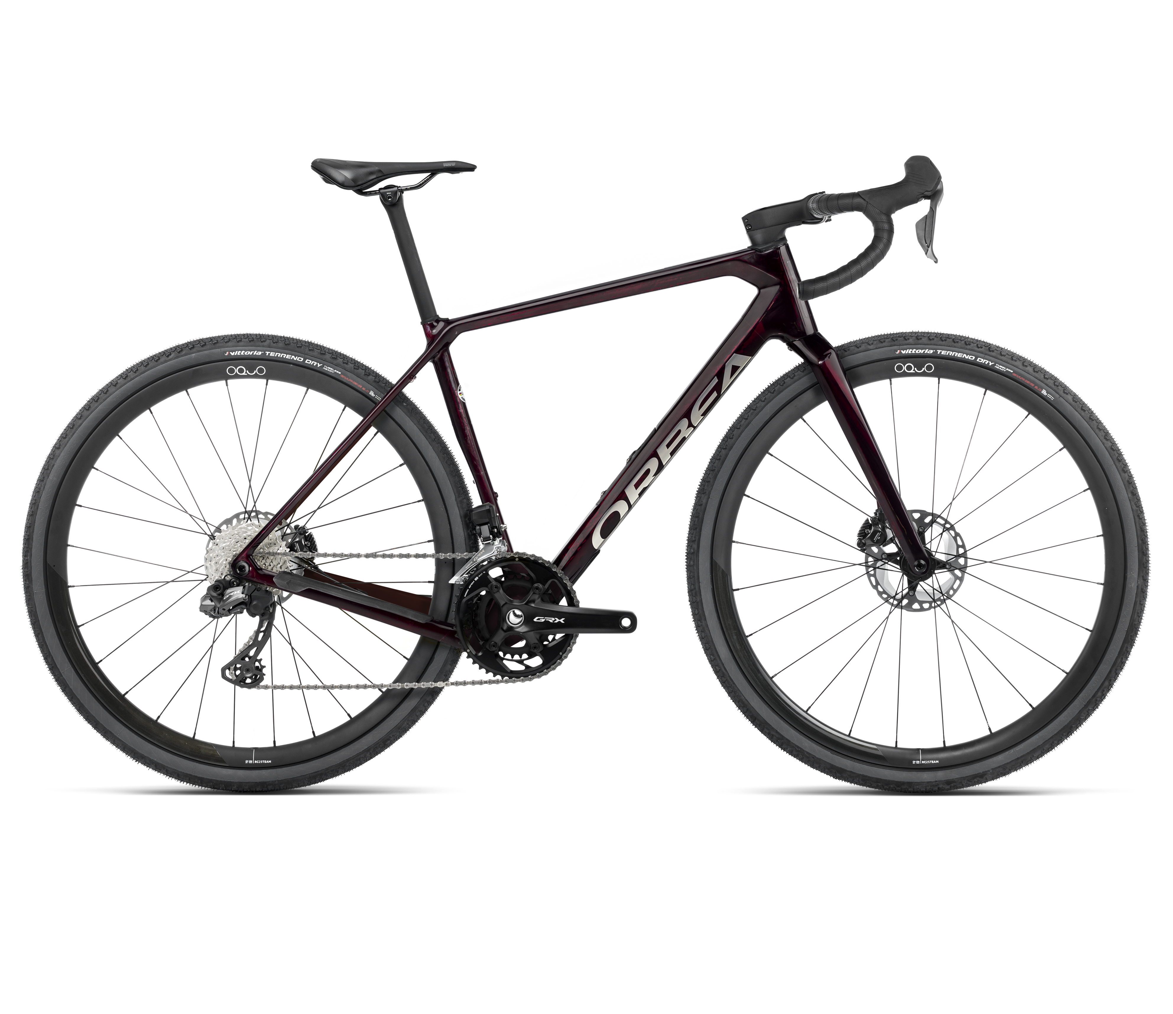 Orbea Terra M30 TEAM, GRX 12-speed, Wine Red Carbon View